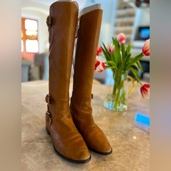 Michael Kors Saddle Brown High Riding Boots size 7 - Picture 5 of 5